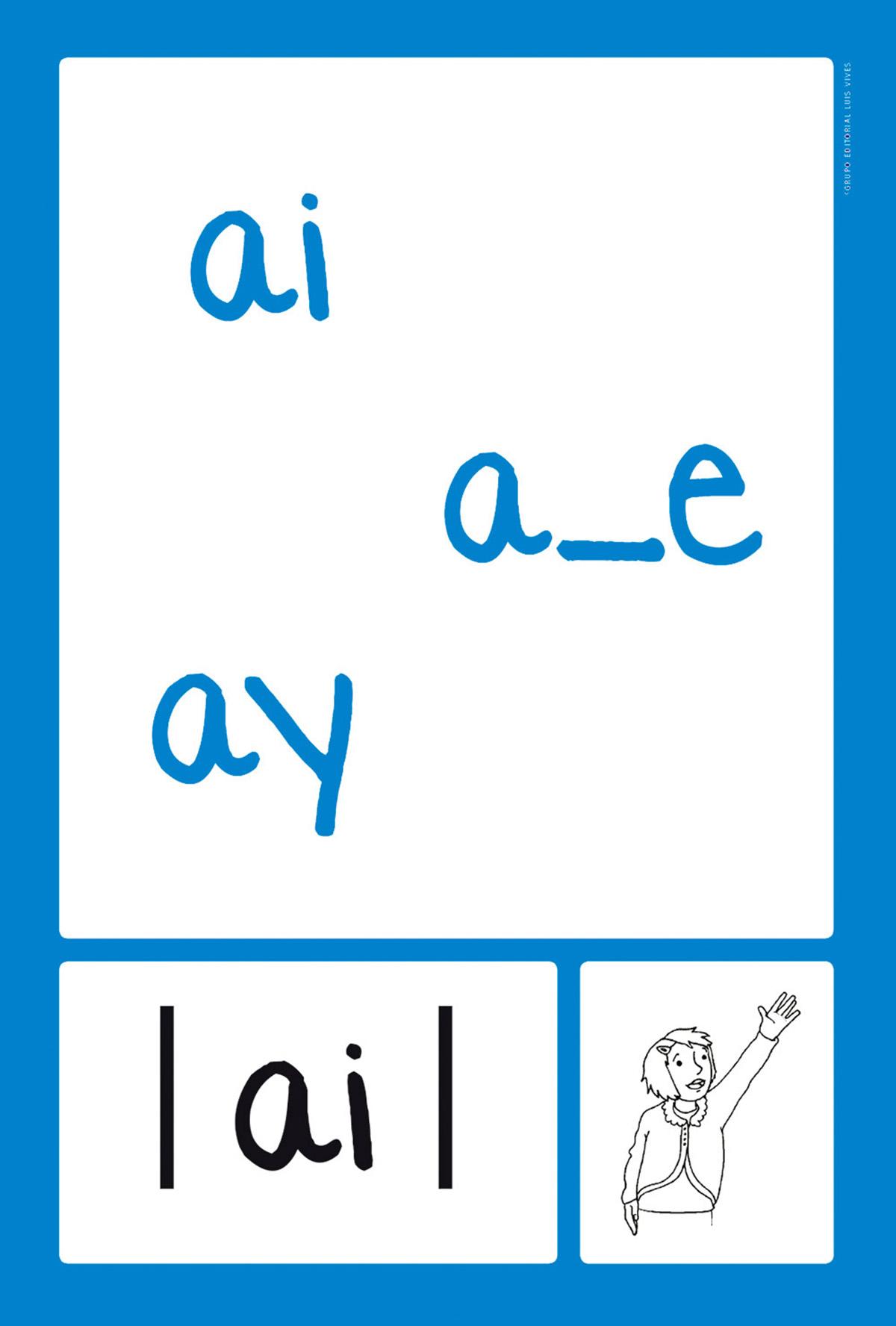 Yo-yo phonics. Material de aula. Alternative spelling cards