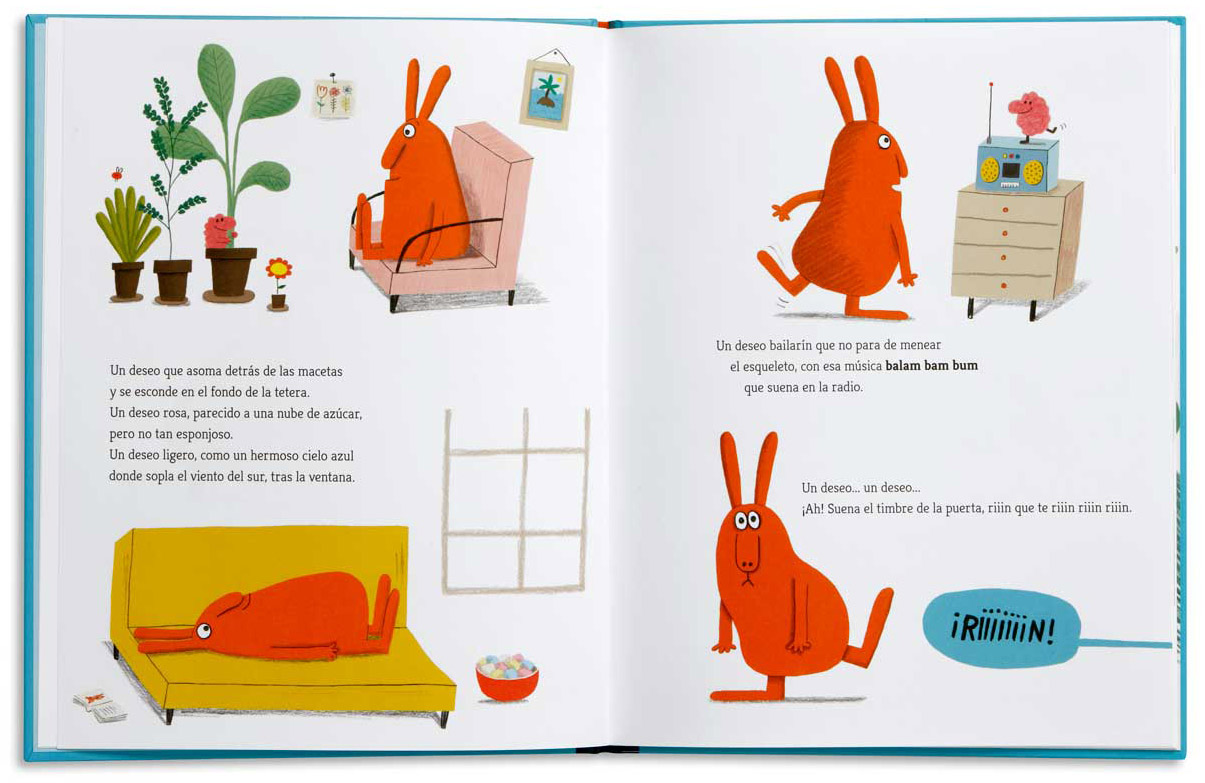 El deseo de Conejo. Libro ilustrado. Edelvives