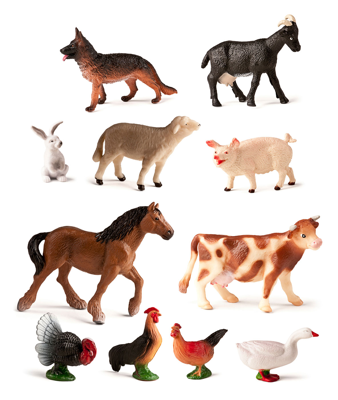 Ocurrencia loto Corte Animales de granja 11 figuras - Edelvives