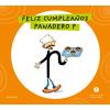 Cubierta Feliz cumpleaños panadero P
