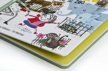 Lili va al zoo. Detalle exterior