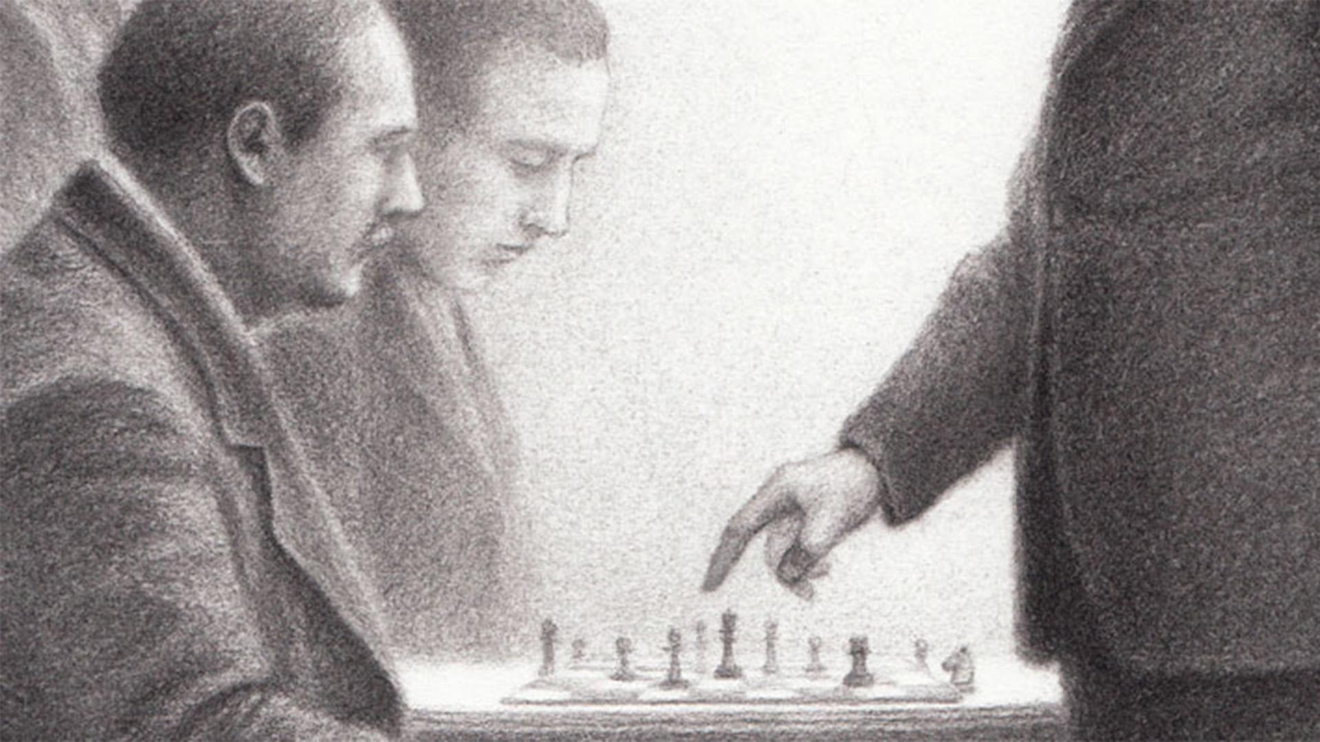 Piezas de ajedrez. Artículo de la Enciclopedia.