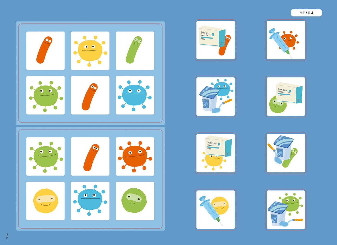 Click. Material del alumnado. Virus y bacterias. Laminas