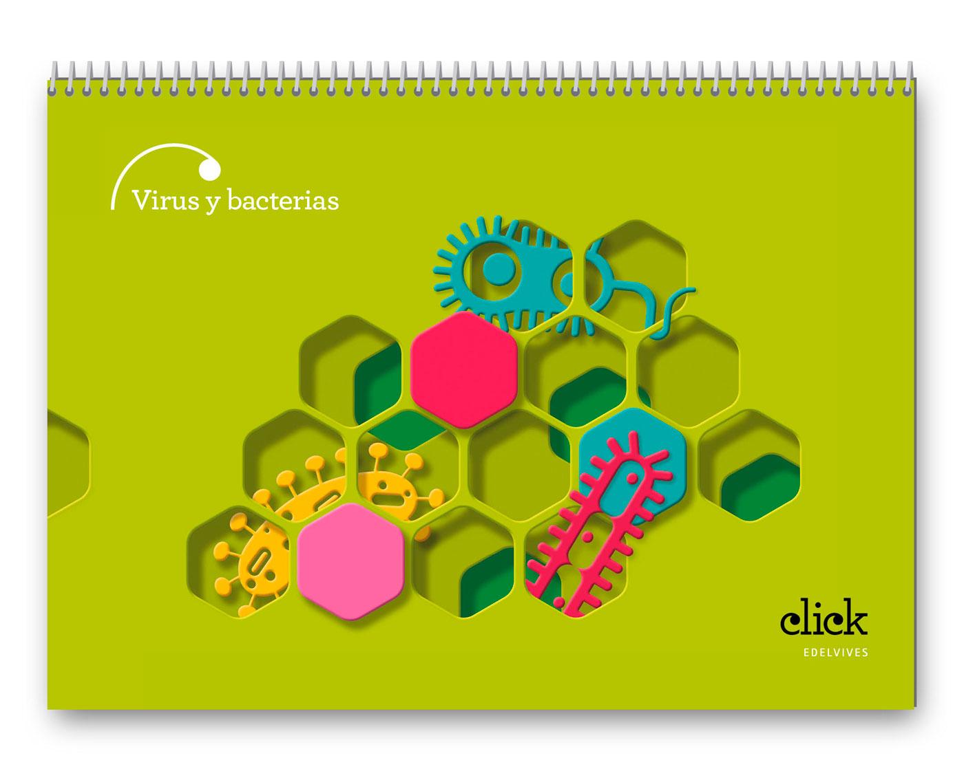 Click. Material del alumnado. Virus y bacterias. Cuaderno