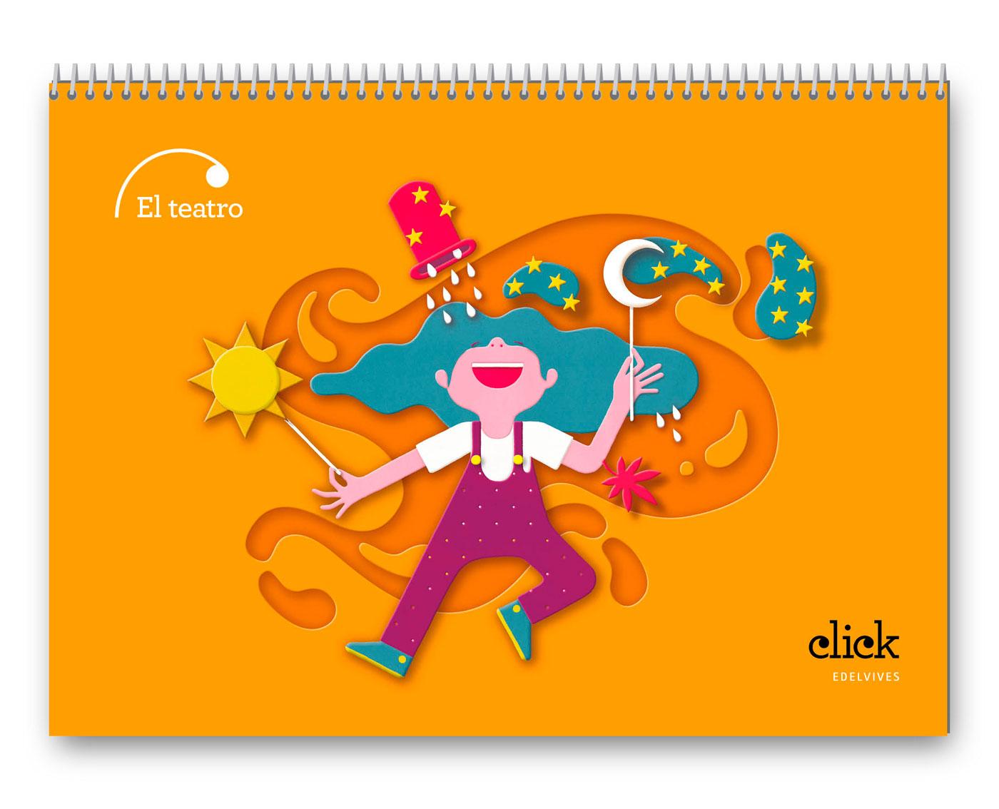 Click. Material del alumnado. Teatro. Cuaderno