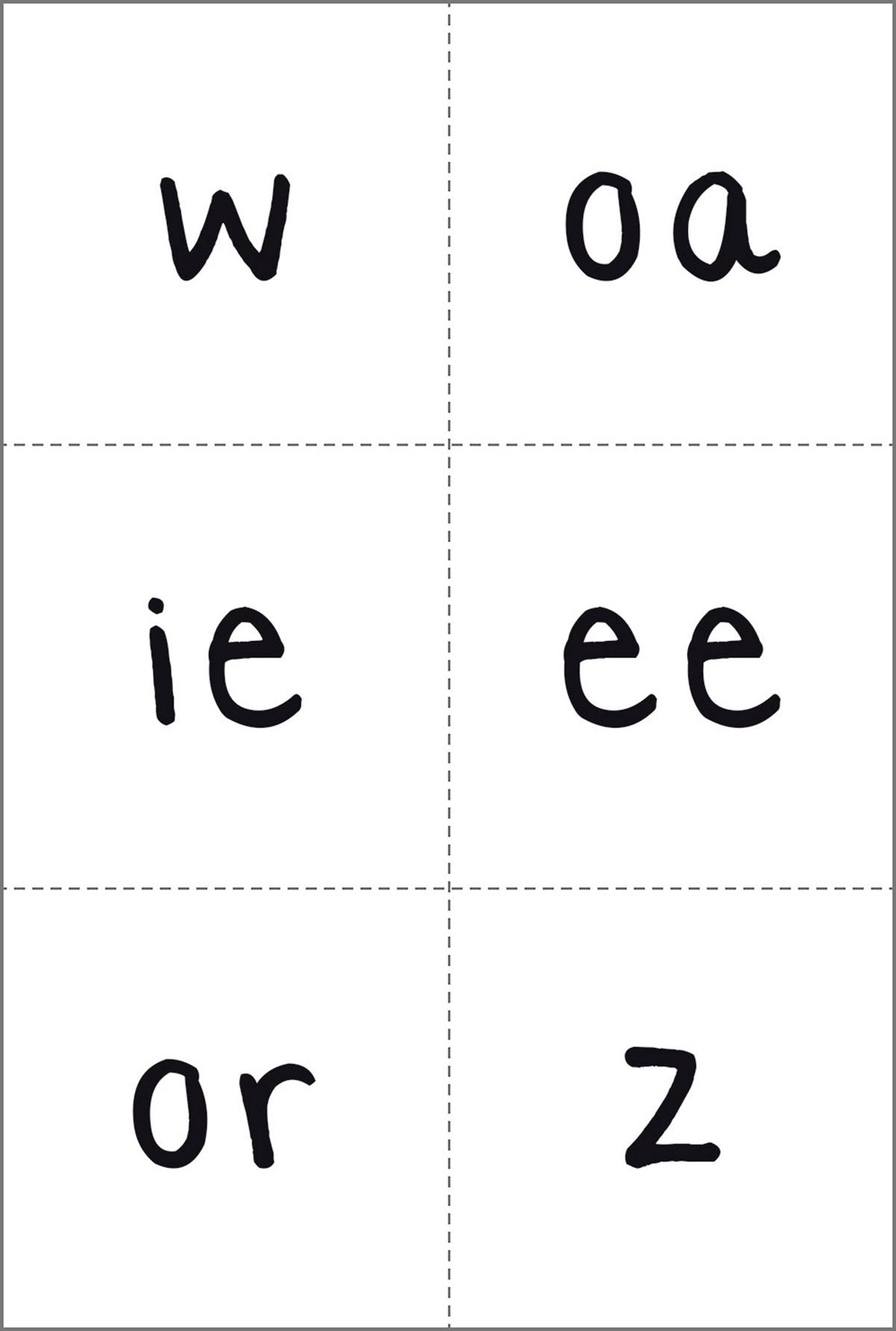 Yo-yo phonics. Material de aula. Letters cards